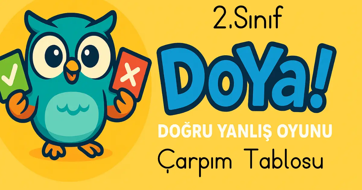 2. Sınıf Çarpım Tablosu DoYa Oyunu