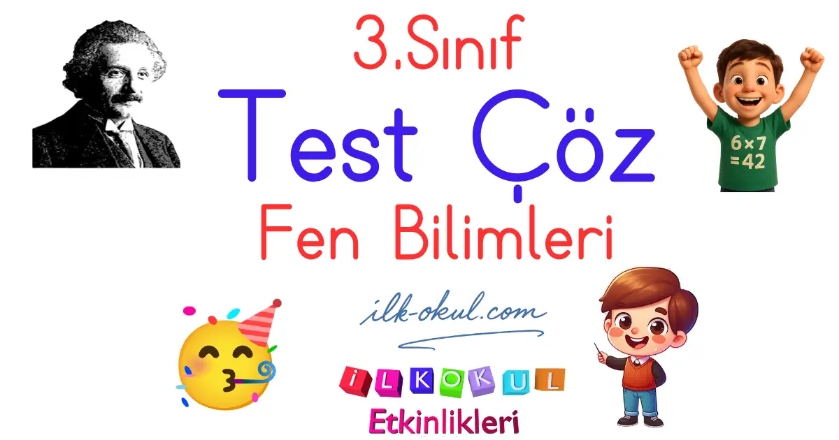 3. Sınıf Fen Bilimleri Testleri