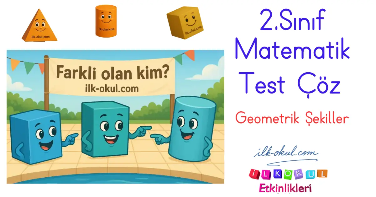 2. Sınıf Geometrik Şekiller Test