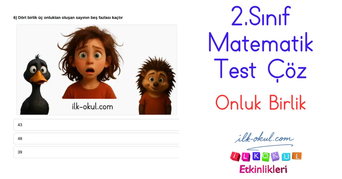 Onluk Birlik Test Testi