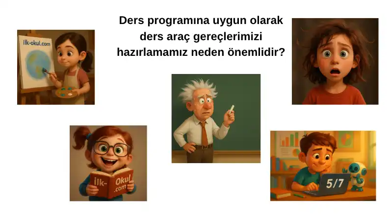 Ders programına uygun olarak ders araç gereçlerimizi hazırlamamız neden önemlidir?